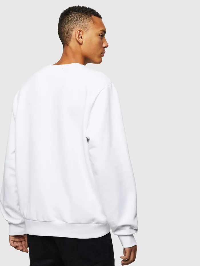 Diesel Sweaters Mens SGIRKJ2 White Gift 4 You