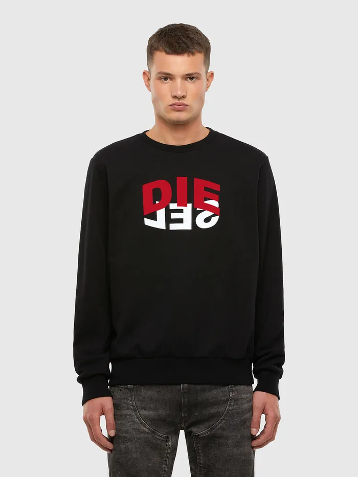 Diesel Sweaters Mens SGIRKN80 Black Gift Ideas