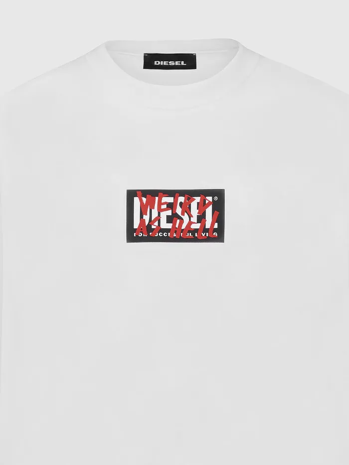 Diesel Sweaters Mens SGIRKX5 White Gift Ideas