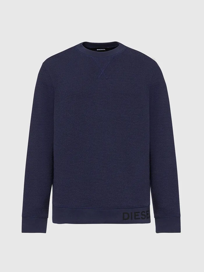 Diesel Sweaters Mens SPEWTER Dark Blue On Sale