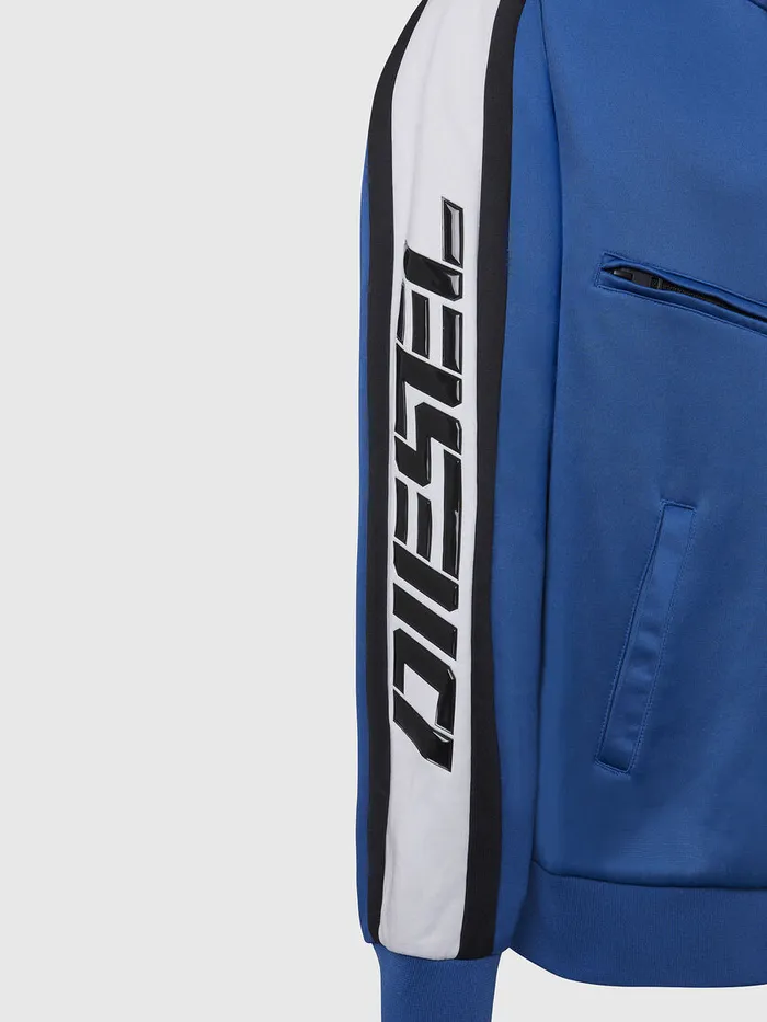 Diesel Sweaters Mens SSTEEL Blue Cheap On Sale