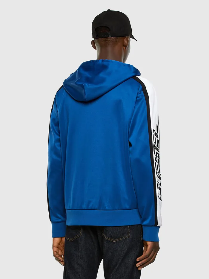Diesel Sweaters Mens SSTEEL Blue Cheap On Sale