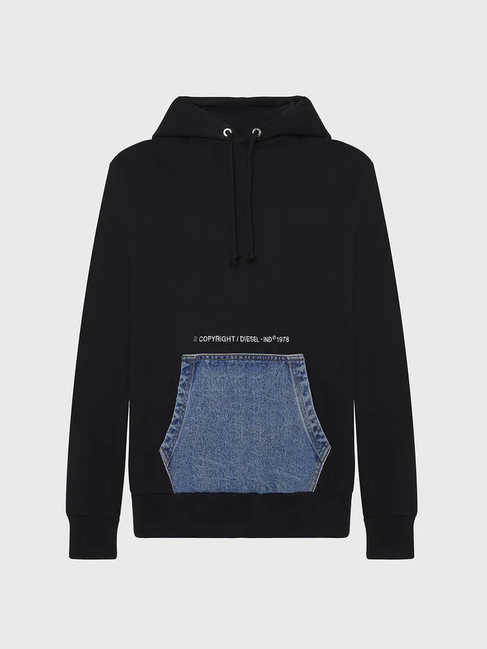 Diesel Sweaters Mens STHOS Black Casaul