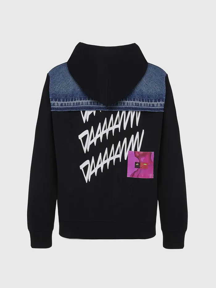 Diesel Sweaters Mens STHOS Black Casaul
