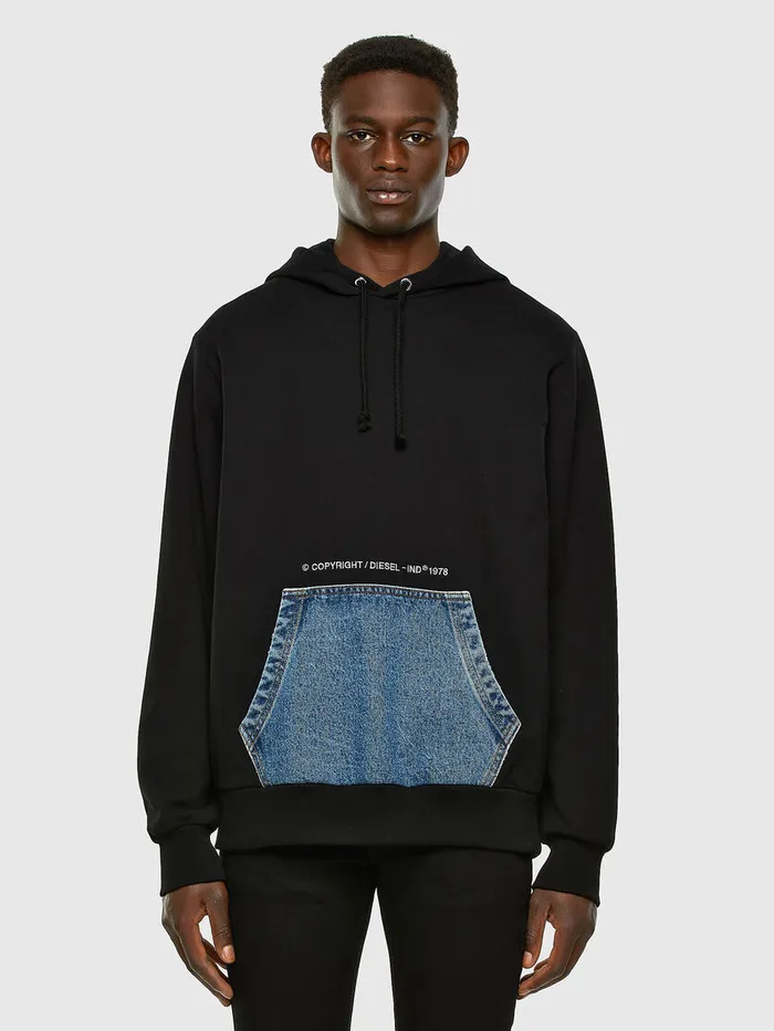 Diesel Sweaters Mens STHOS Black Casaul