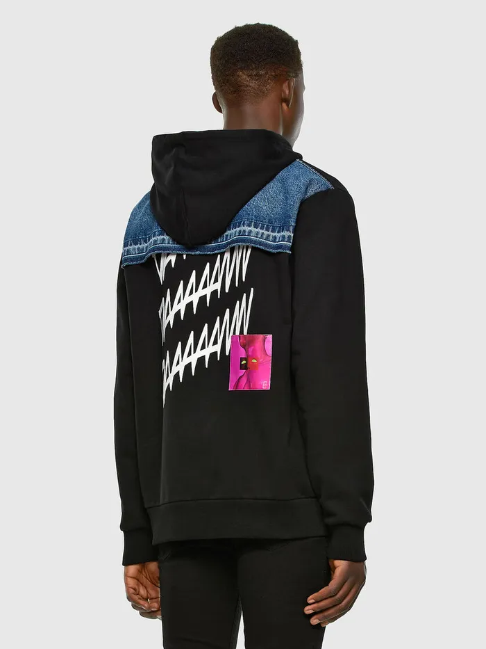 Diesel Sweaters Mens STHOS Black Casaul