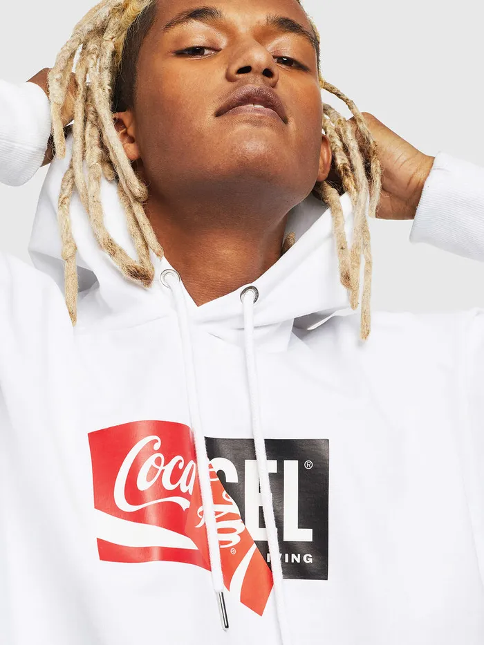 Diesel Sweaters Womens CCSALBYCOLA White Gift for Friend