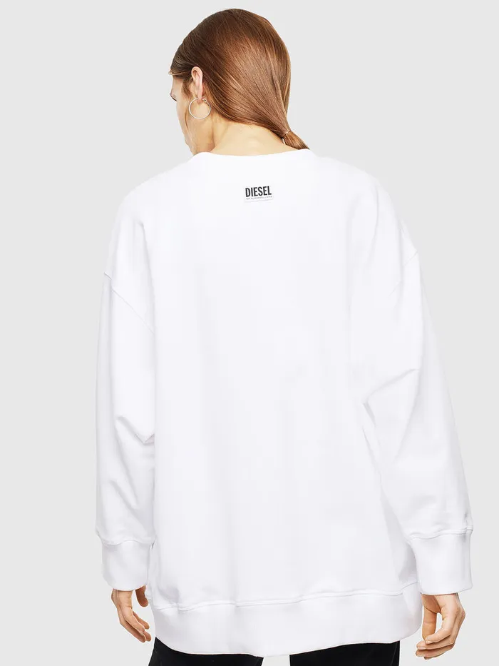 Diesel Sweaters Womens FAKUA White On Sale