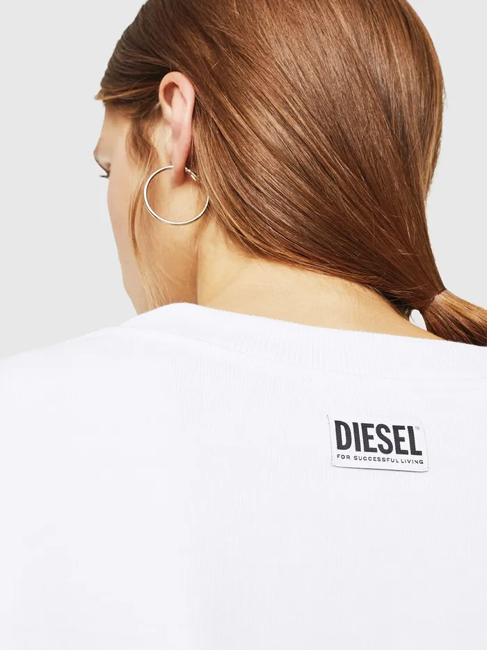 Diesel Sweaters Womens FAKUA White On Sale