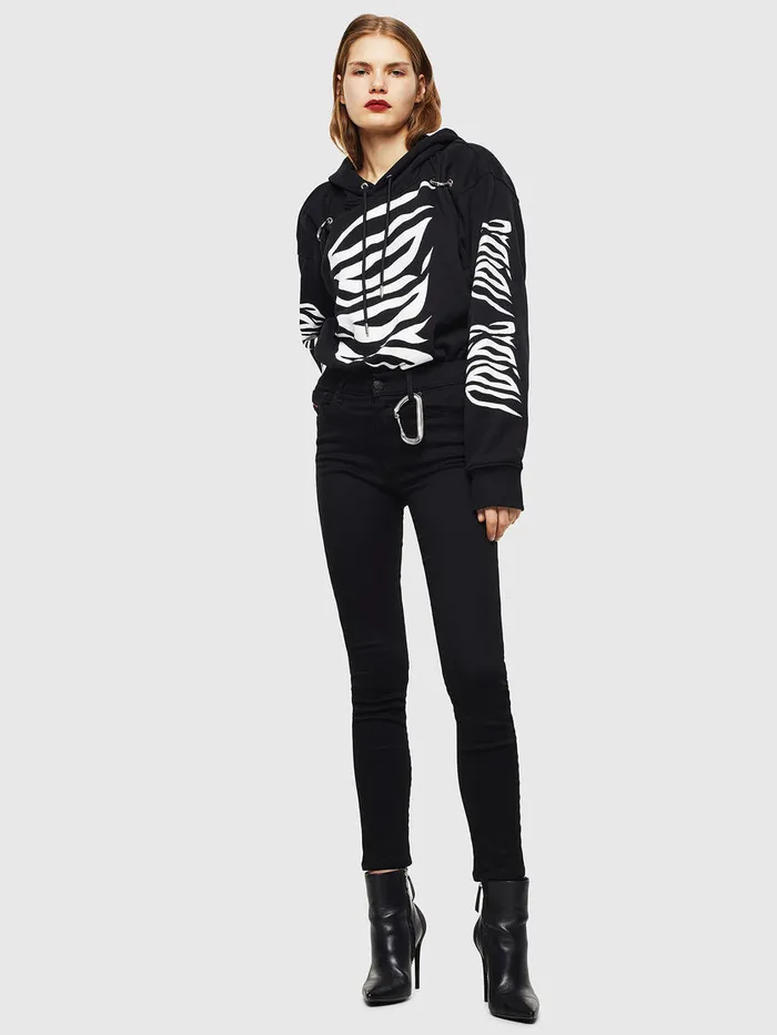 Diesel Sweaters Womens FALBYHOOKC Black Popular