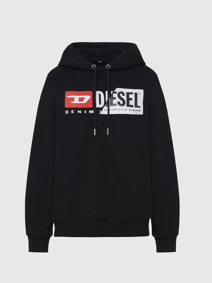 Diesel Sweaters Womens FANGHOODCUTY Black Popular