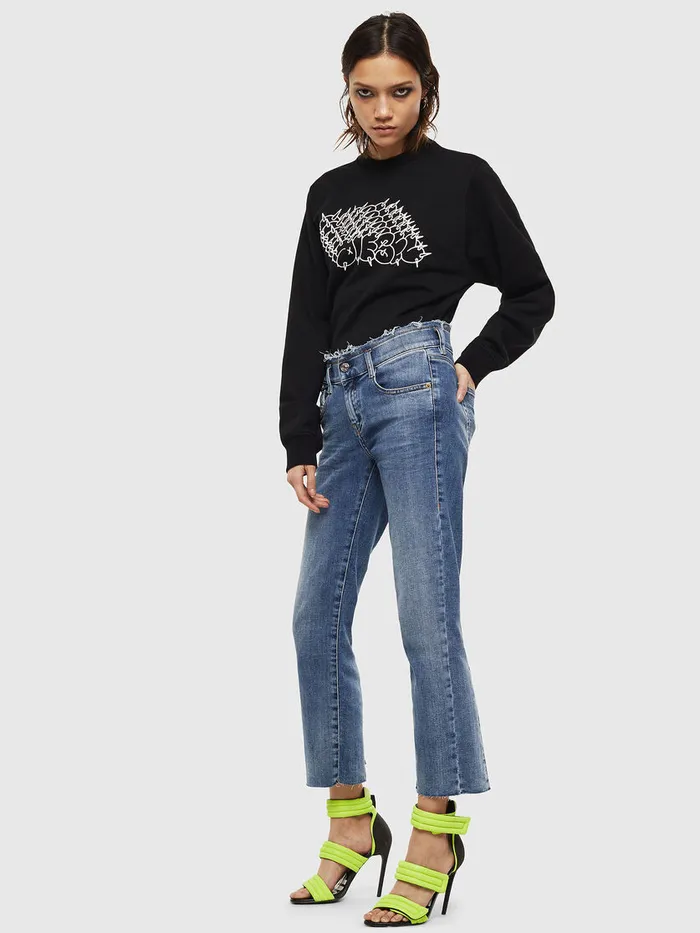 Diesel Sweaters Womens FANGS2 Black Near Me
