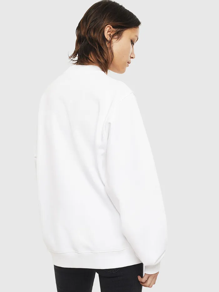 Diesel Sweaters Womens FANGS3 White On Sale