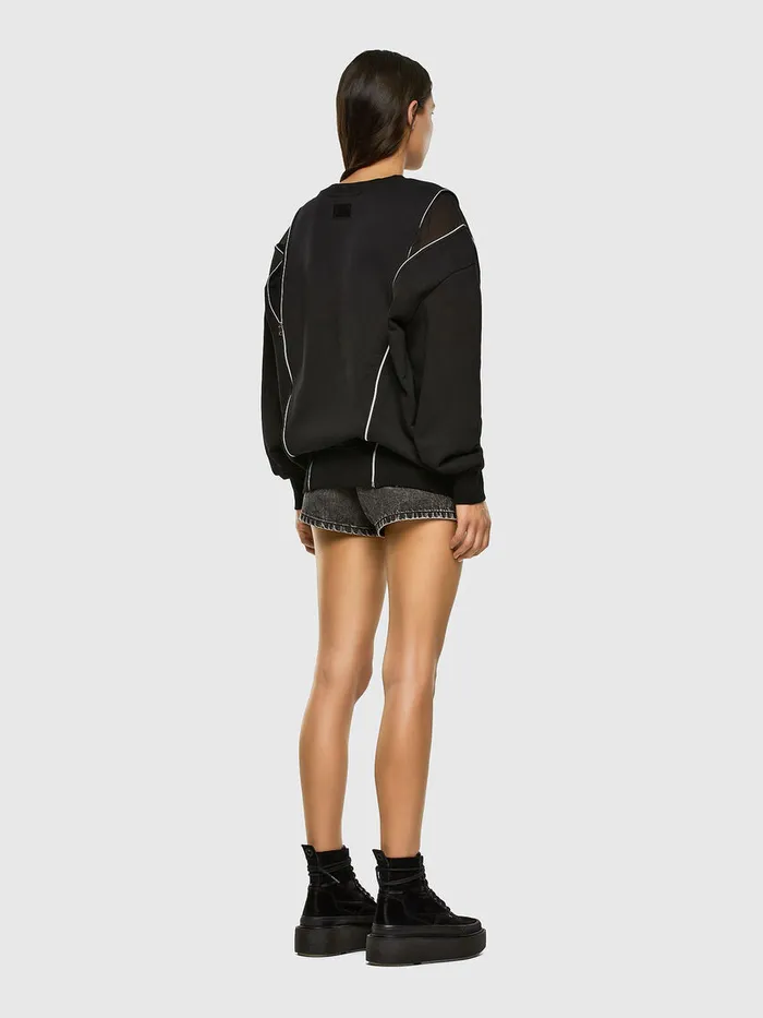 Diesel Sweaters Womens FGEORGIA Black Cheap On Sale