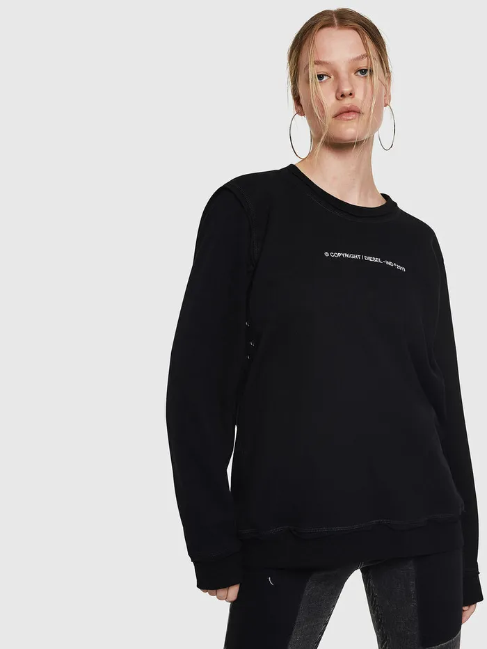 Diesel Sweaters Womens FLYANYF Black Gift for Friend