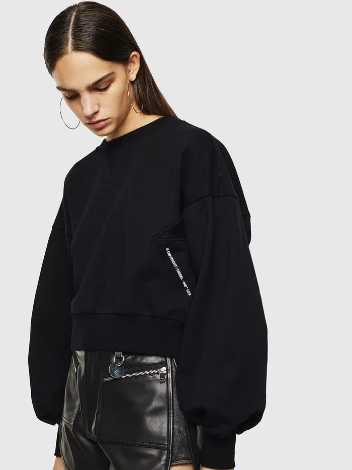Diesel Sweaters Womens FMONDY Black Online