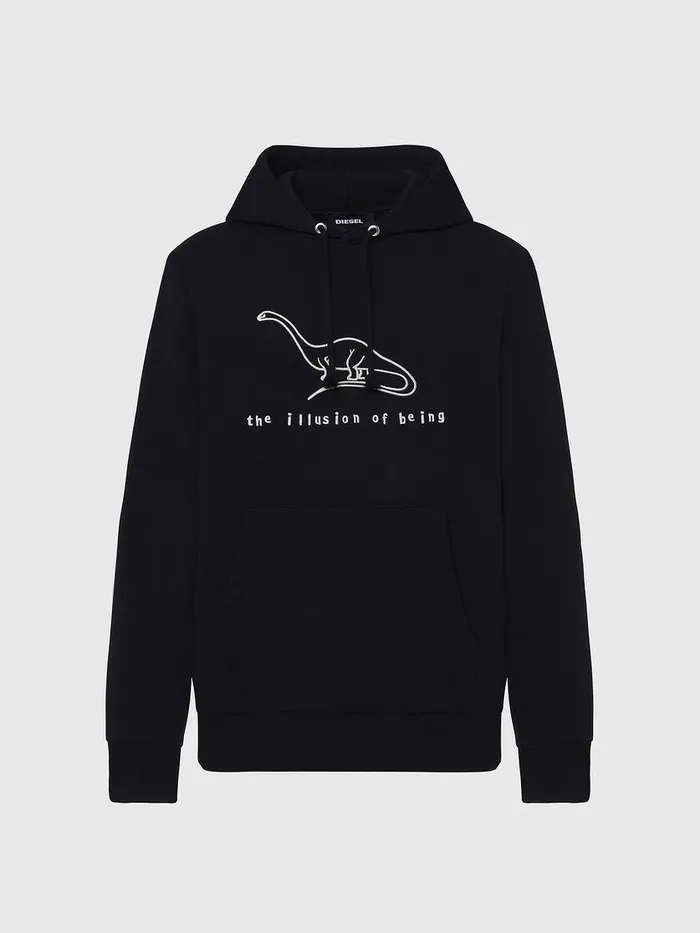 Diesel Sweaters Womens SGIRKHOODX1 Black Popular