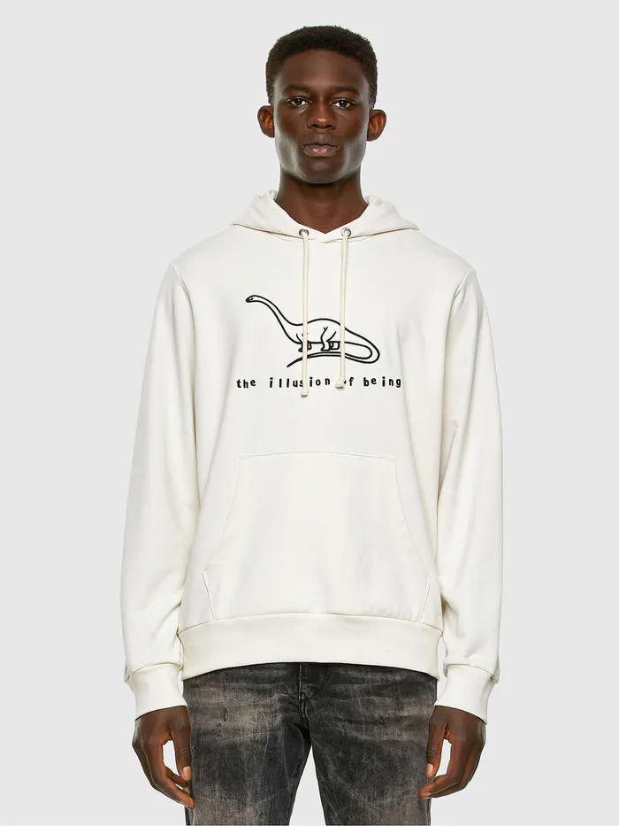 Diesel Sweaters Womens SGIRKHOODX1 White Gift Ideas