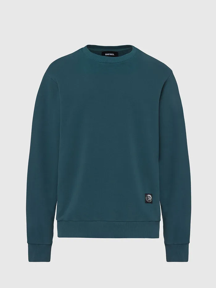 Diesel Sweaters Womens SGIRKMOHI Water Green Cheap On Sale
