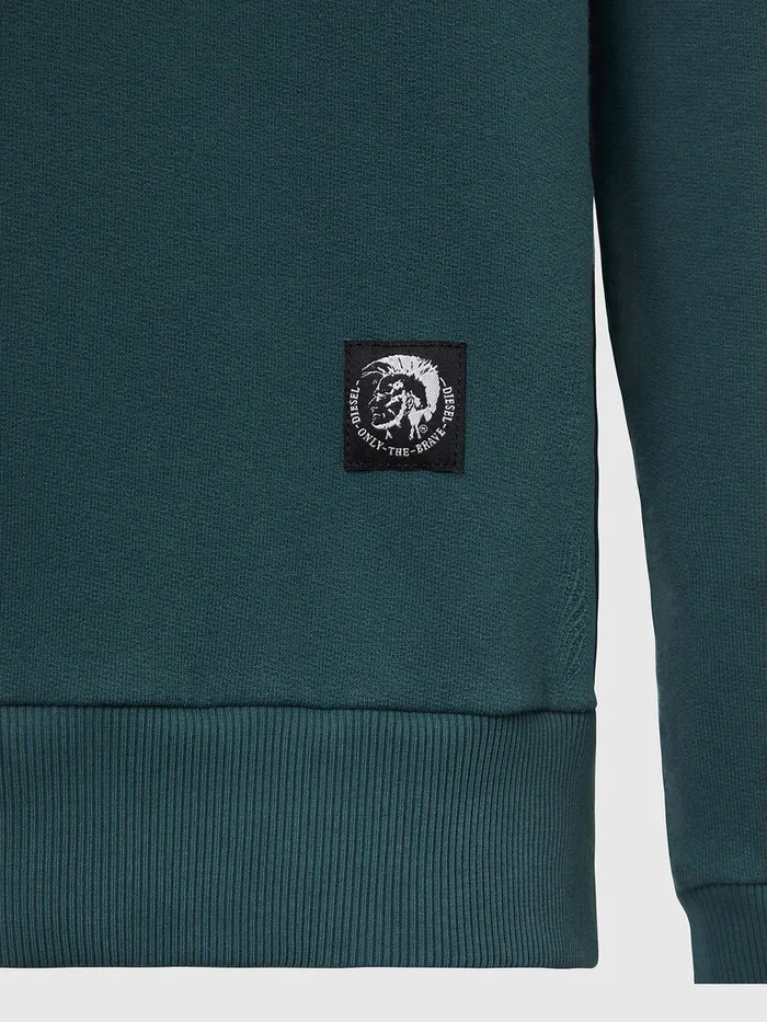 Diesel Sweaters Womens SGIRKMOHI Water Green Cheap On Sale