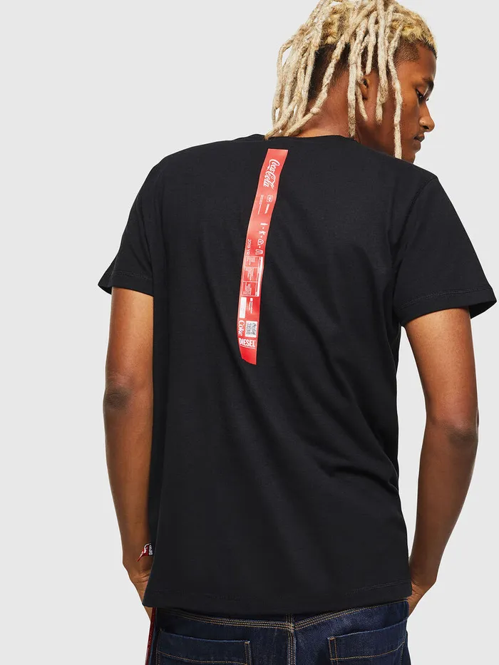 Diesel Tshirts and Tops Womens CCTDIEGOCOLA Black Gift Ideas