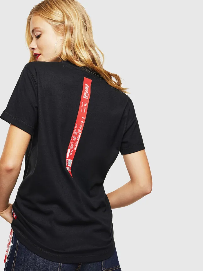 Diesel Tshirts and Tops Womens CCTDIEGOCOLA Black Gift Ideas
