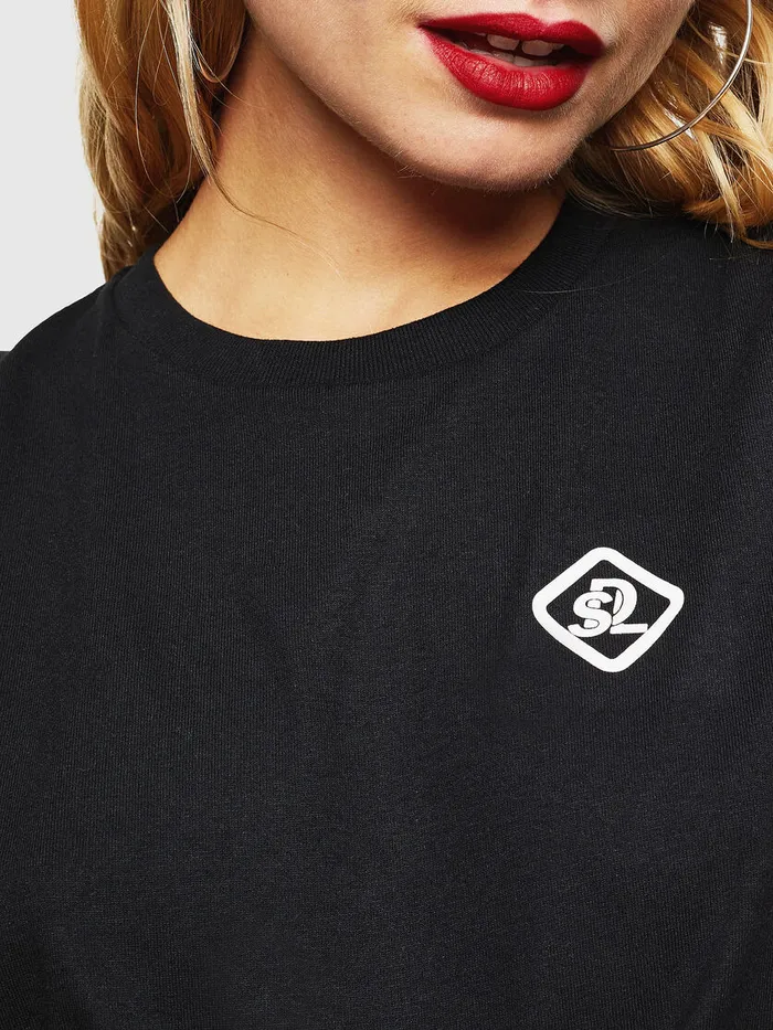 Diesel Tshirts and Tops Womens CCTDIEGOCOLA Black Gift Ideas