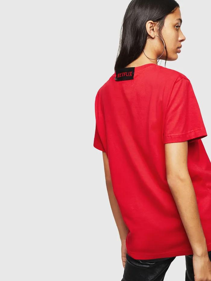 Diesel Tshirts and Tops Womens LCPTDIEGOLISBOA Red Gift Ideas