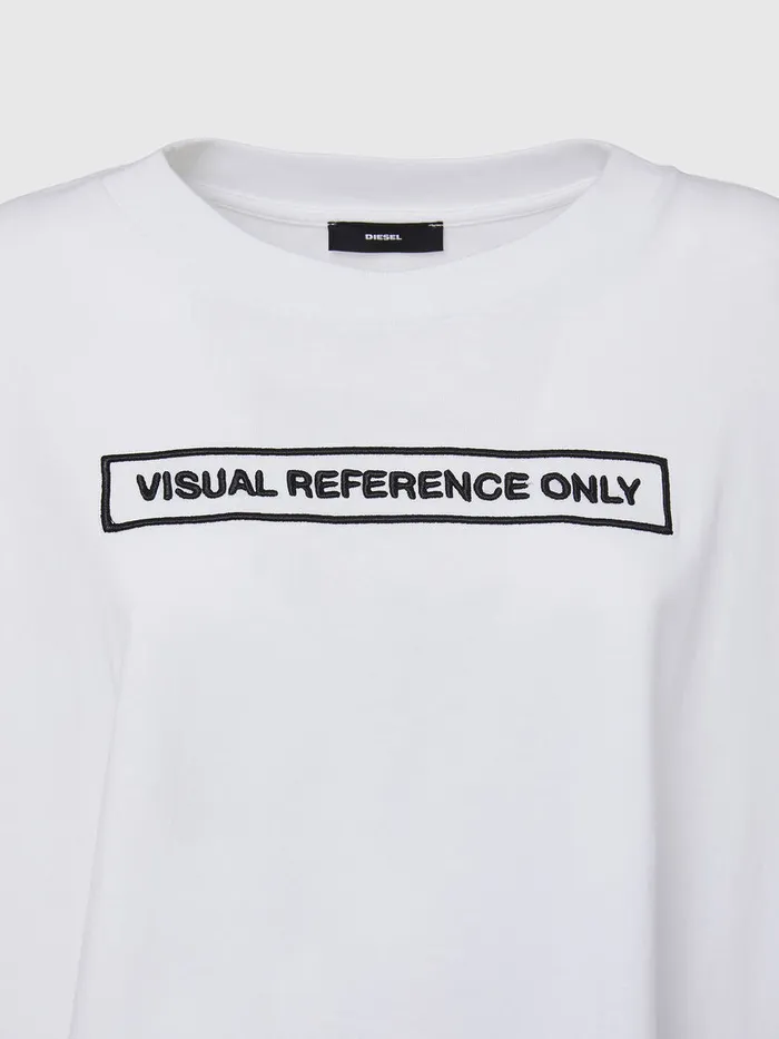 Diesel Tshirts and Tops Womens TCRAMBLE White Online