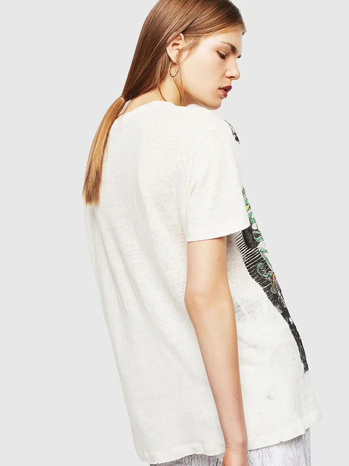 Diesel Tshirts and Tops Womens TDARIAYB White Casaul