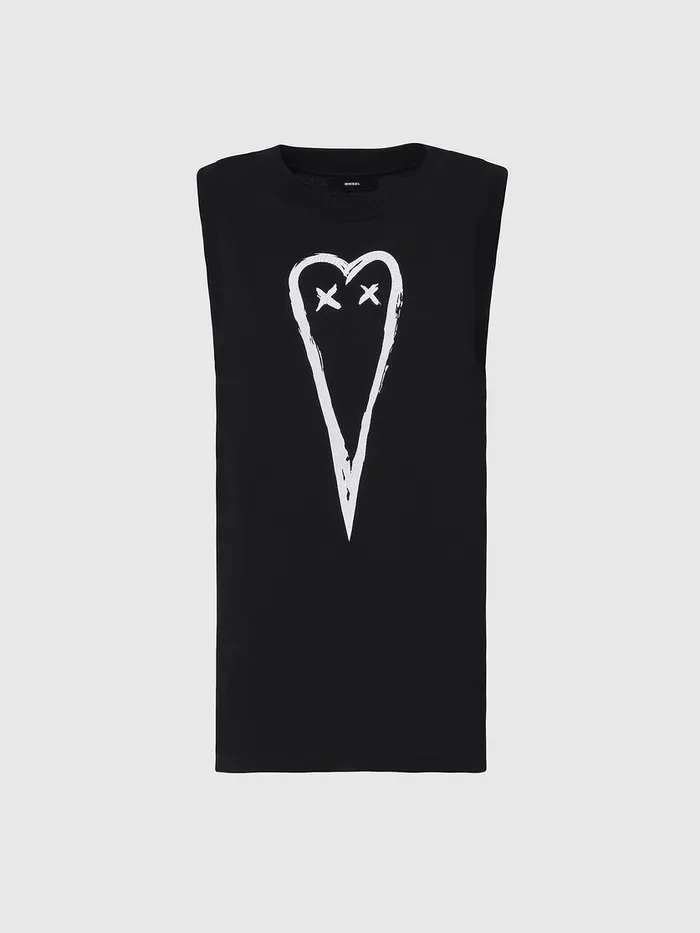 Diesel Tshirts and Tops Womens THEIKAE1 Black Gift Ideas