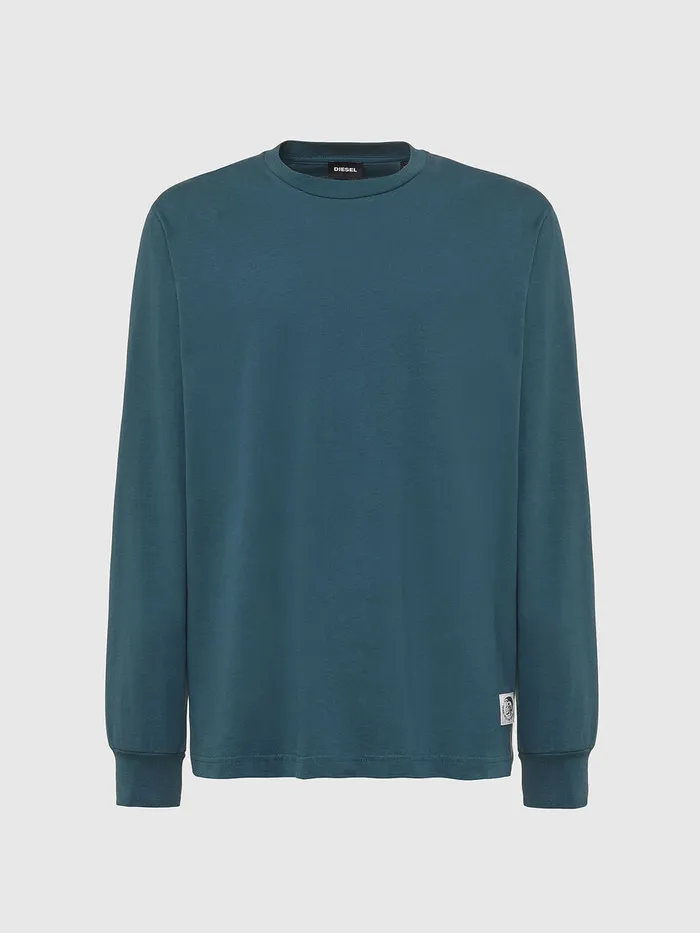 Diesel Tshirts and Tops Womens TJUSTLSMOHI Water Green Cheap On Sale