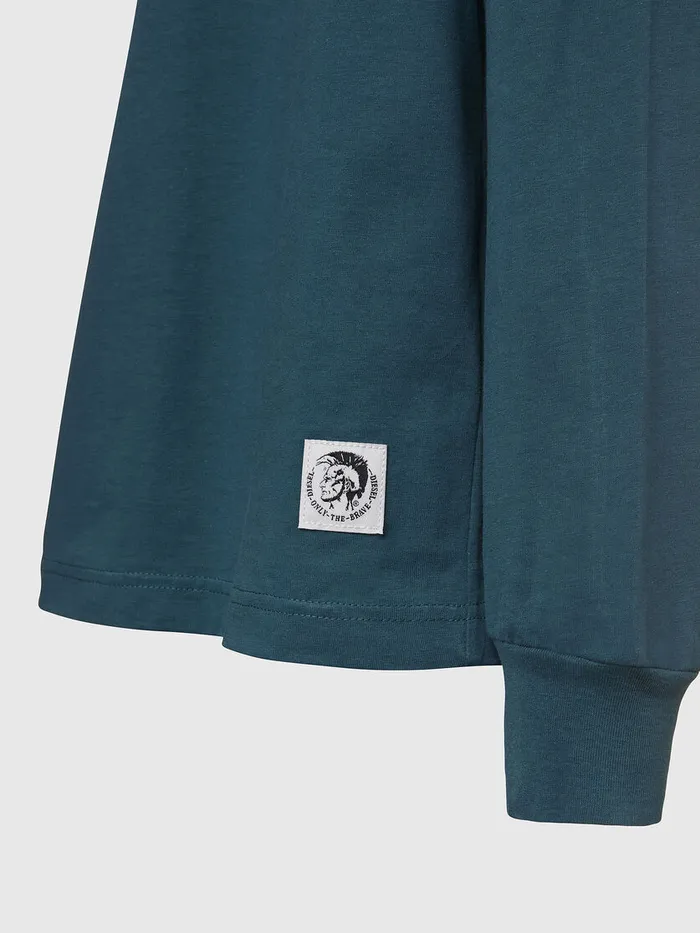 Diesel Tshirts and Tops Womens TJUSTLSMOHI Water Green Cheap On Sale