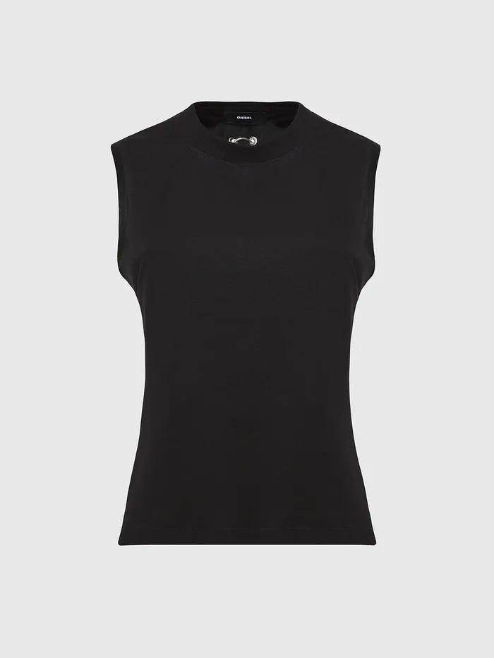 Diesel Tshirts and Tops Womens TPENS Black Cheap On Sale