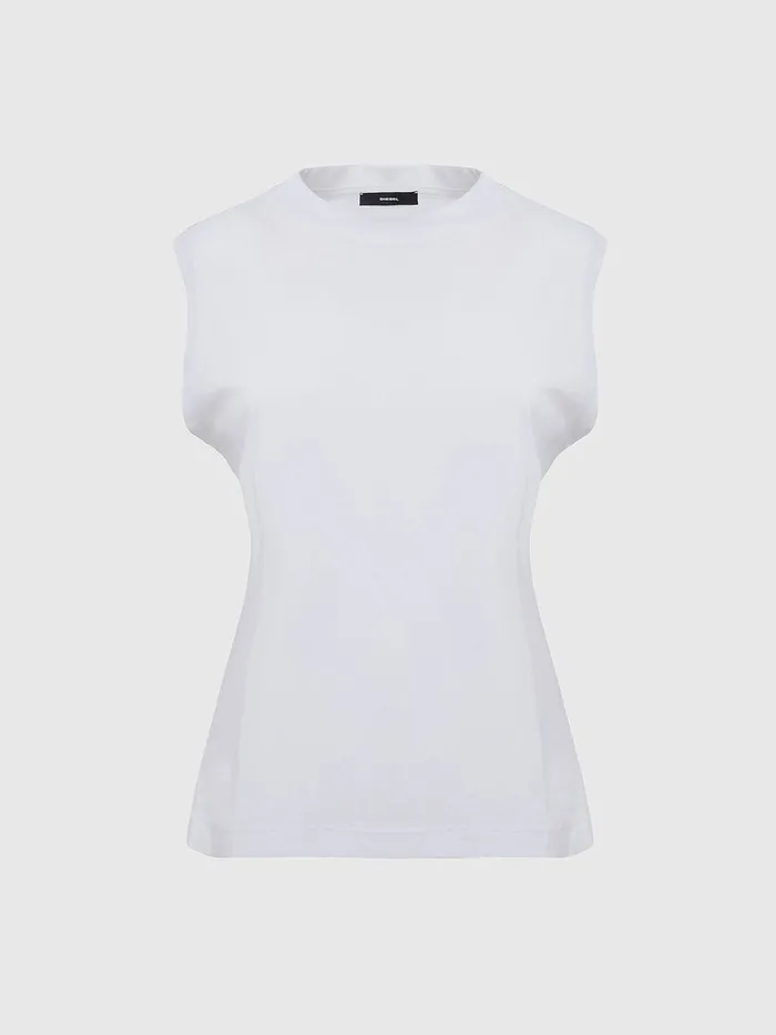 Diesel Tshirts and Tops Womens TPENS White Gift 4 You