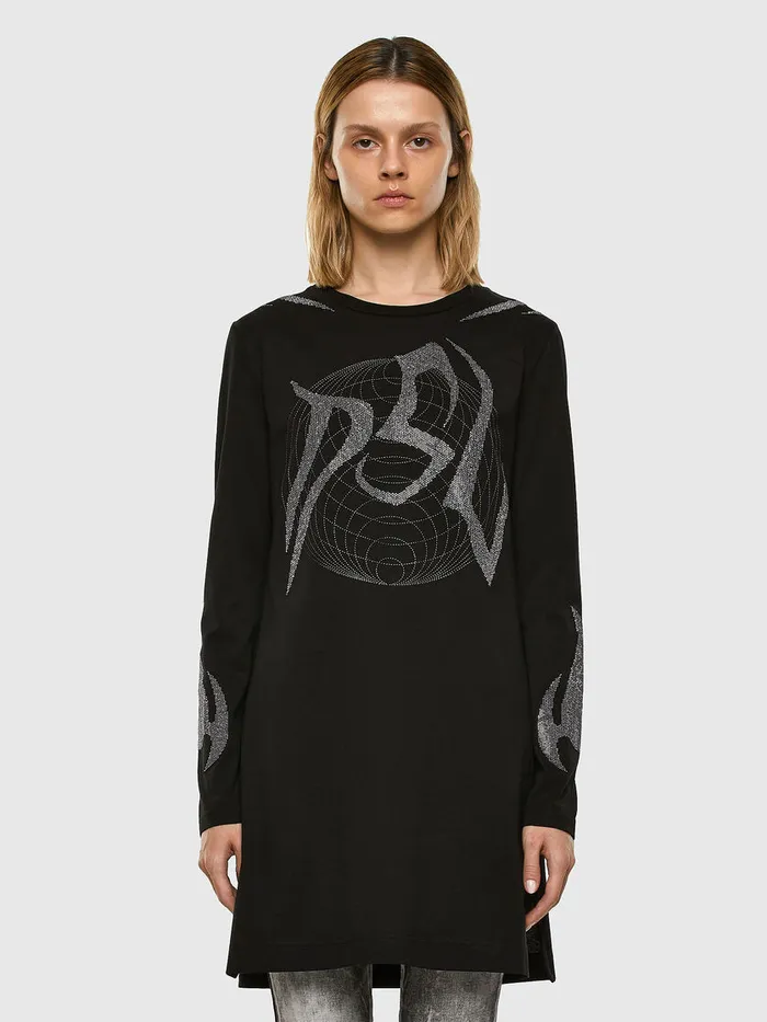 Diesel Tshirts and Tops Womens TROSSINA Black Popular