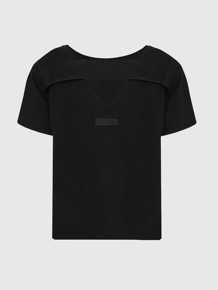 Diesel Tshirts and Tops Womens TRYLY Black Casaul