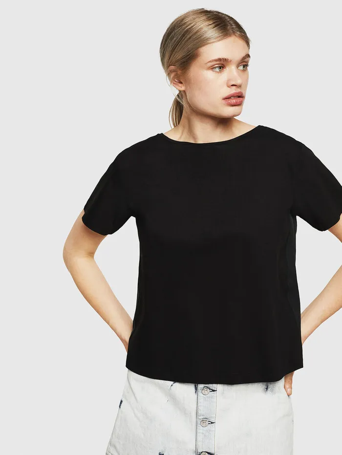 Diesel Tshirts and Tops Womens TRYLY Black Casaul