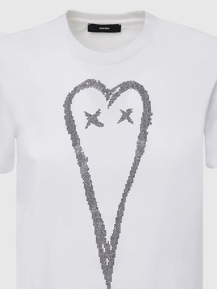 Diesel Tshirts and Tops Womens TSILYE53 White For Sale