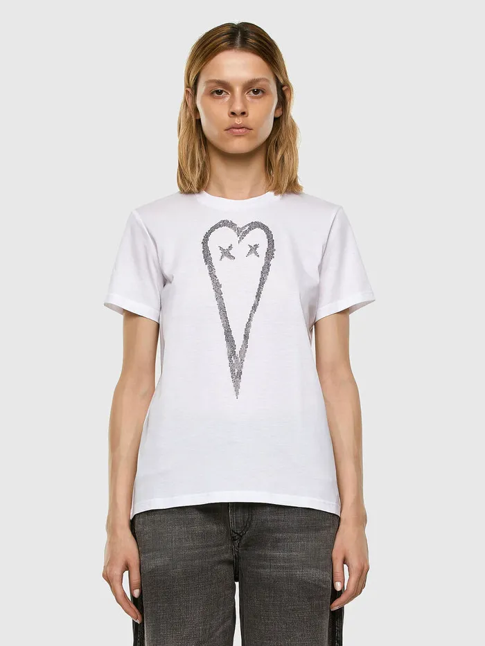 Diesel Tshirts and Tops Womens TSILYE53 White For Sale