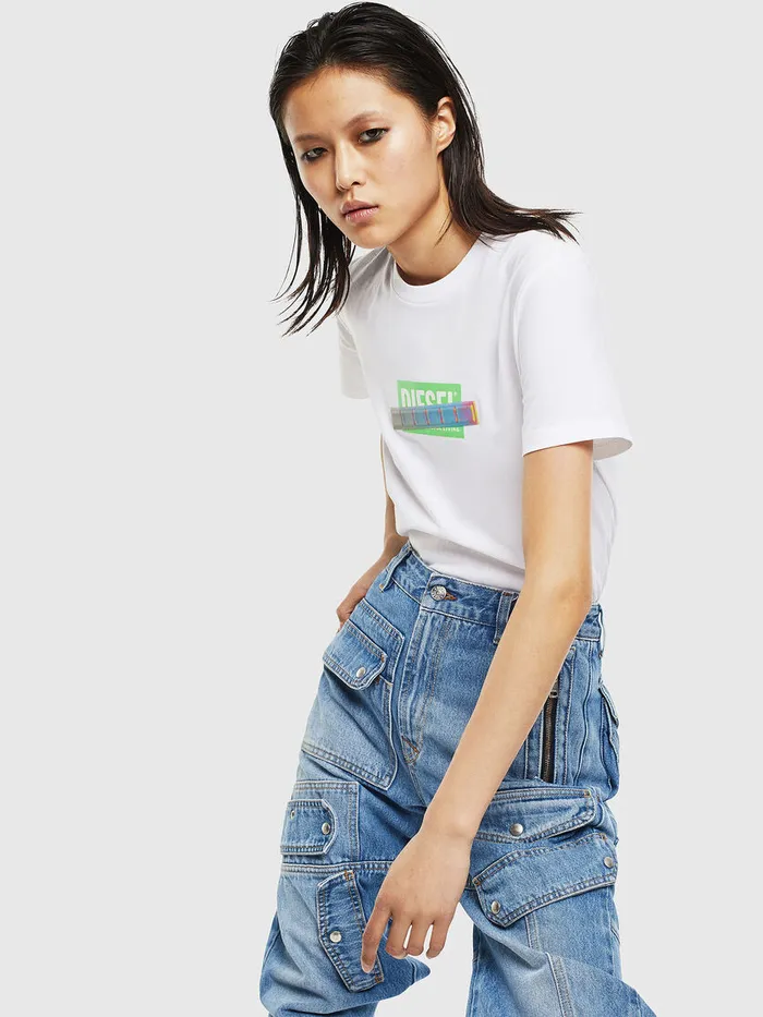 Diesel Tshirts and Tops Womens TSILYS2 White Gift Ideas
