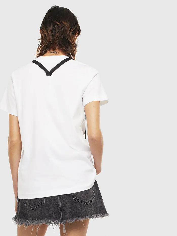 Diesel Tshirts and Tops Womens TSILYS3 White Popular