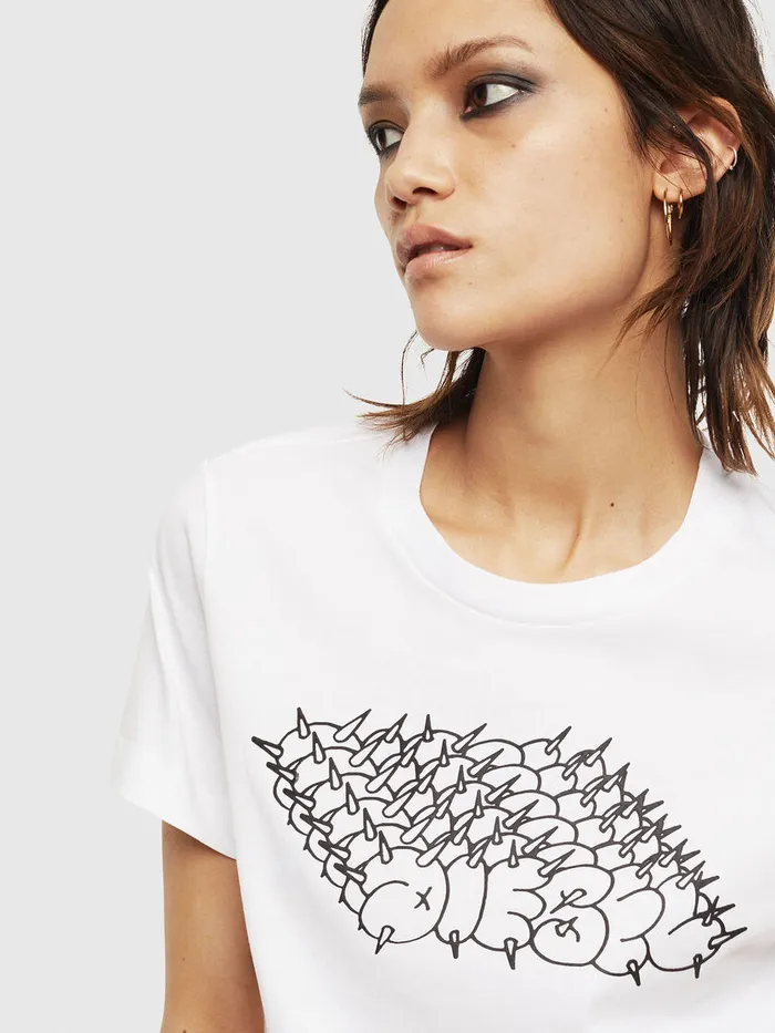 Diesel Tshirts and Tops Womens TSILYS6 White Online
