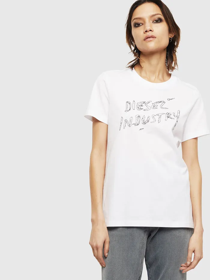 Diesel Tshirts and Tops Womens TSILYS7 White Online