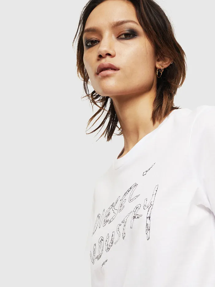Diesel Tshirts and Tops Womens TSILYS7 White Online
