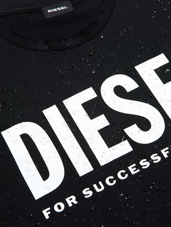 Diesel Tshirts and Tops Womens TSILYWX Black Casaul