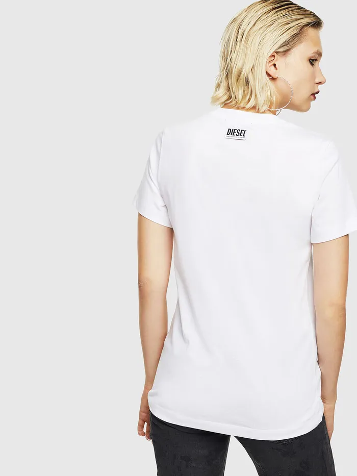 Diesel Tshirts and Tops Womens TSILYYB White Popular