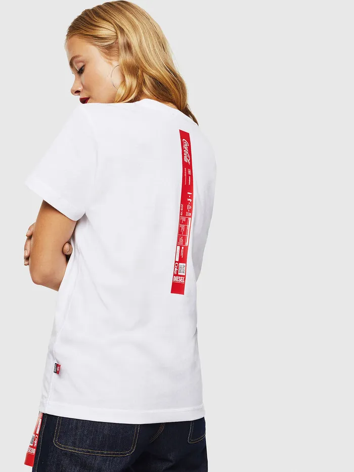 Diesel Tshirts Mens CCTDIEGOCOLA White For Sale