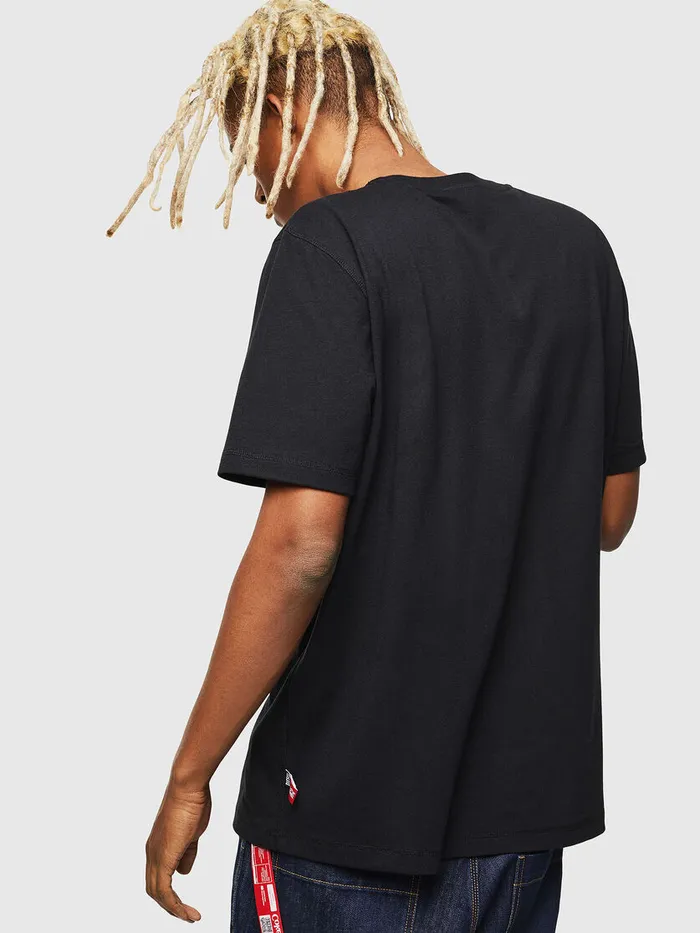 Diesel Tshirts Mens CCTJUSTCOLA Black Online