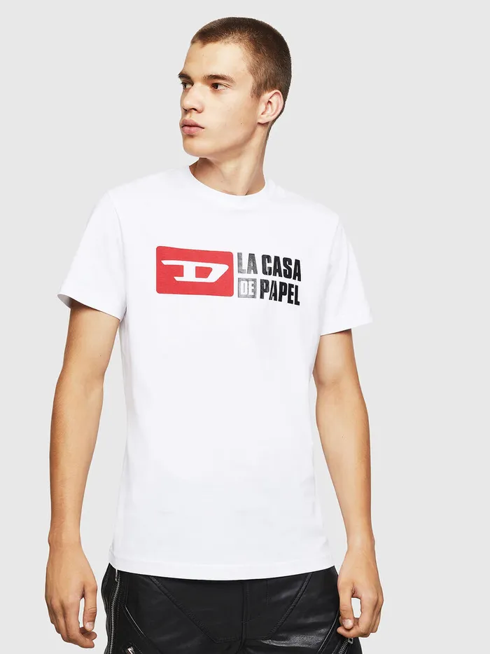 Diesel Tshirts Mens LCPTDIEGOCASA White Gift 4 You